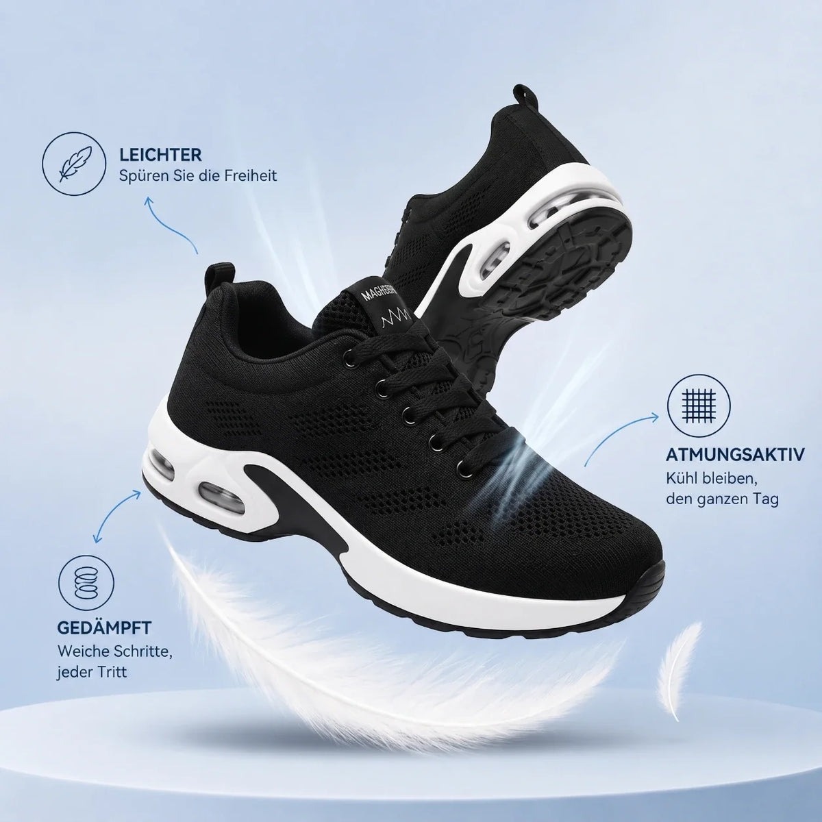 OrthoWalk™ – 12-Stunden-Arbeitsschuhe zur Linderung von Fuß-, Knie- & Rückenschmerzen