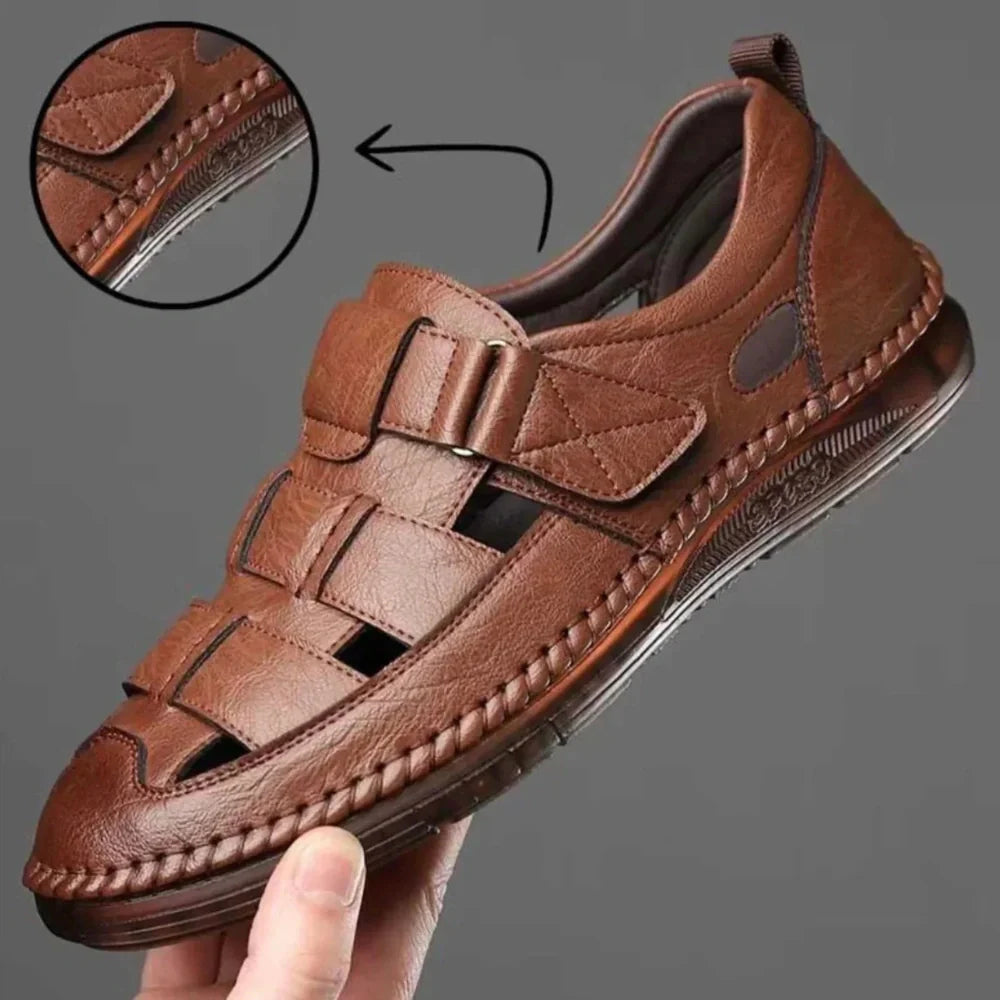 Orthopädische Ledersandalen – Santorin