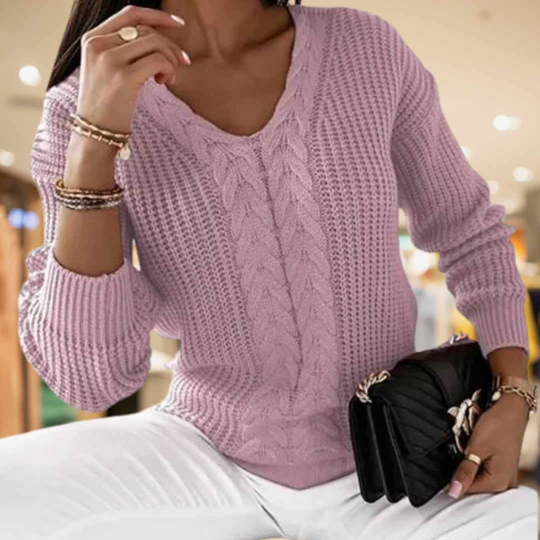 Elin Damen Strickpullover