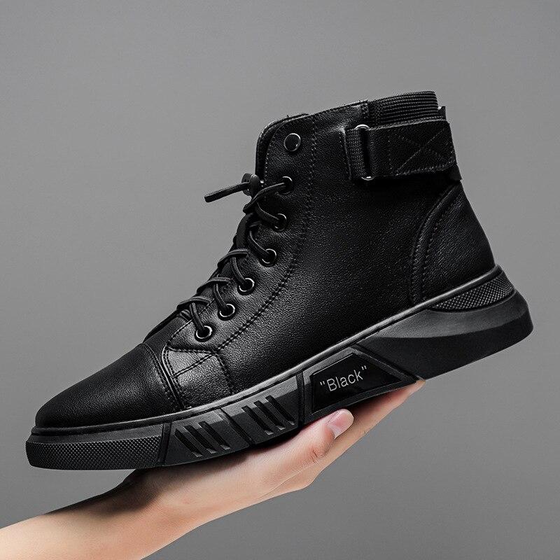 Moderne Echtlederstiefel - Italien