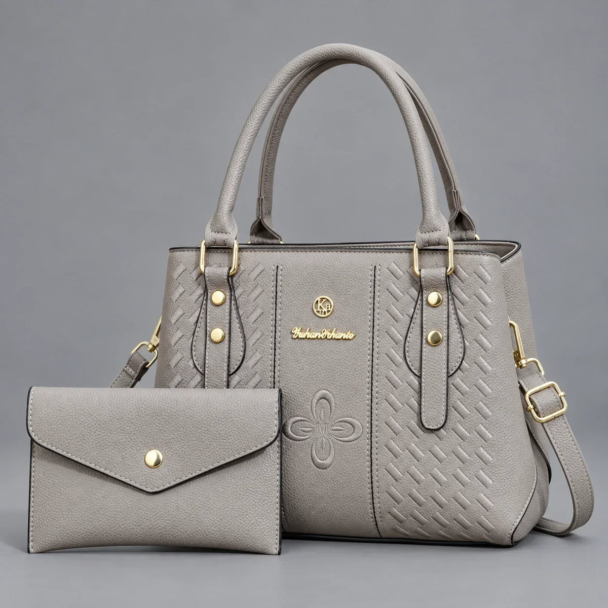 Kenze | 2-teiliges Damen-Handtaschen-Set – Shopper & Geldbörse