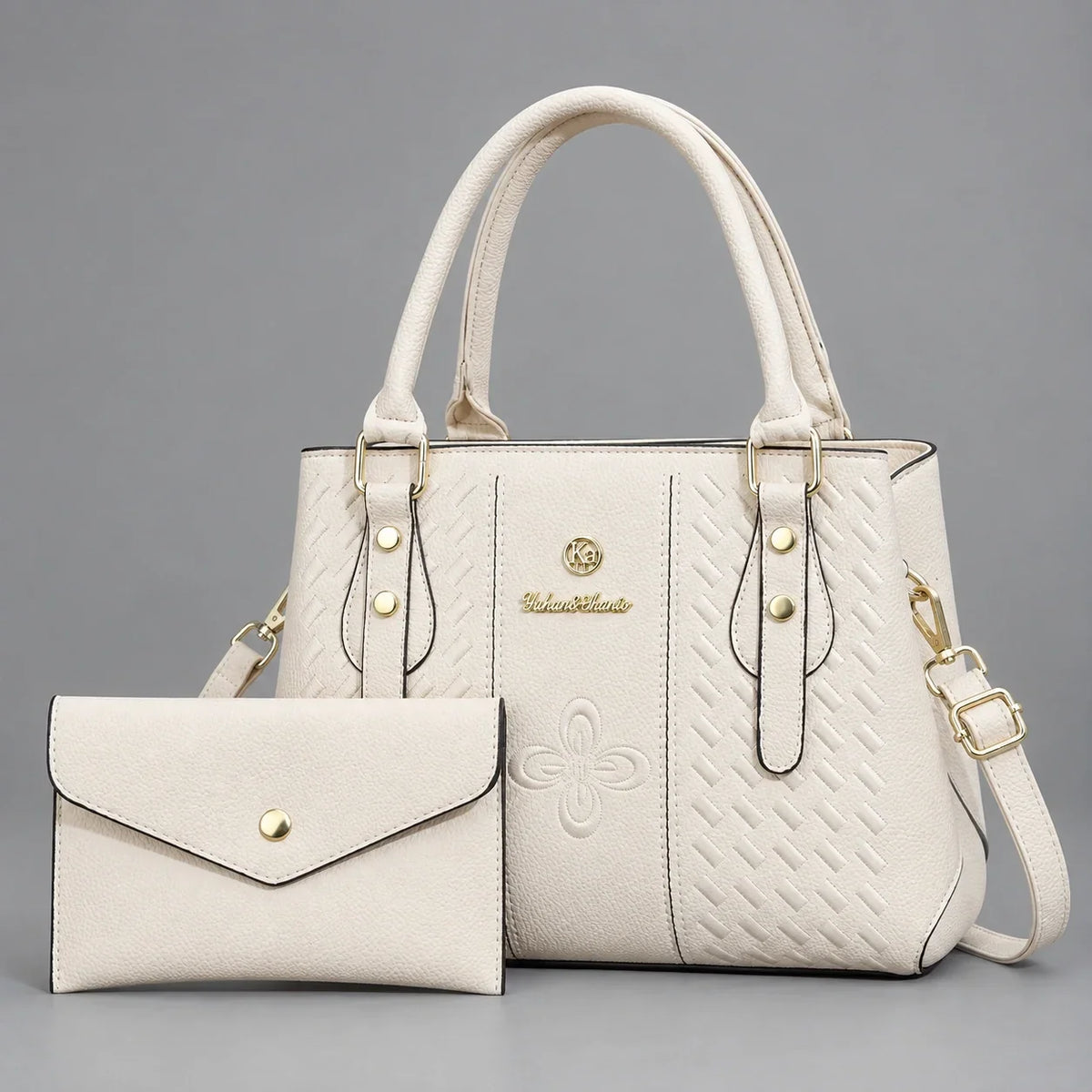 Kenze | 2-teiliges Damen-Handtaschen-Set – Shopper & Geldbörse
