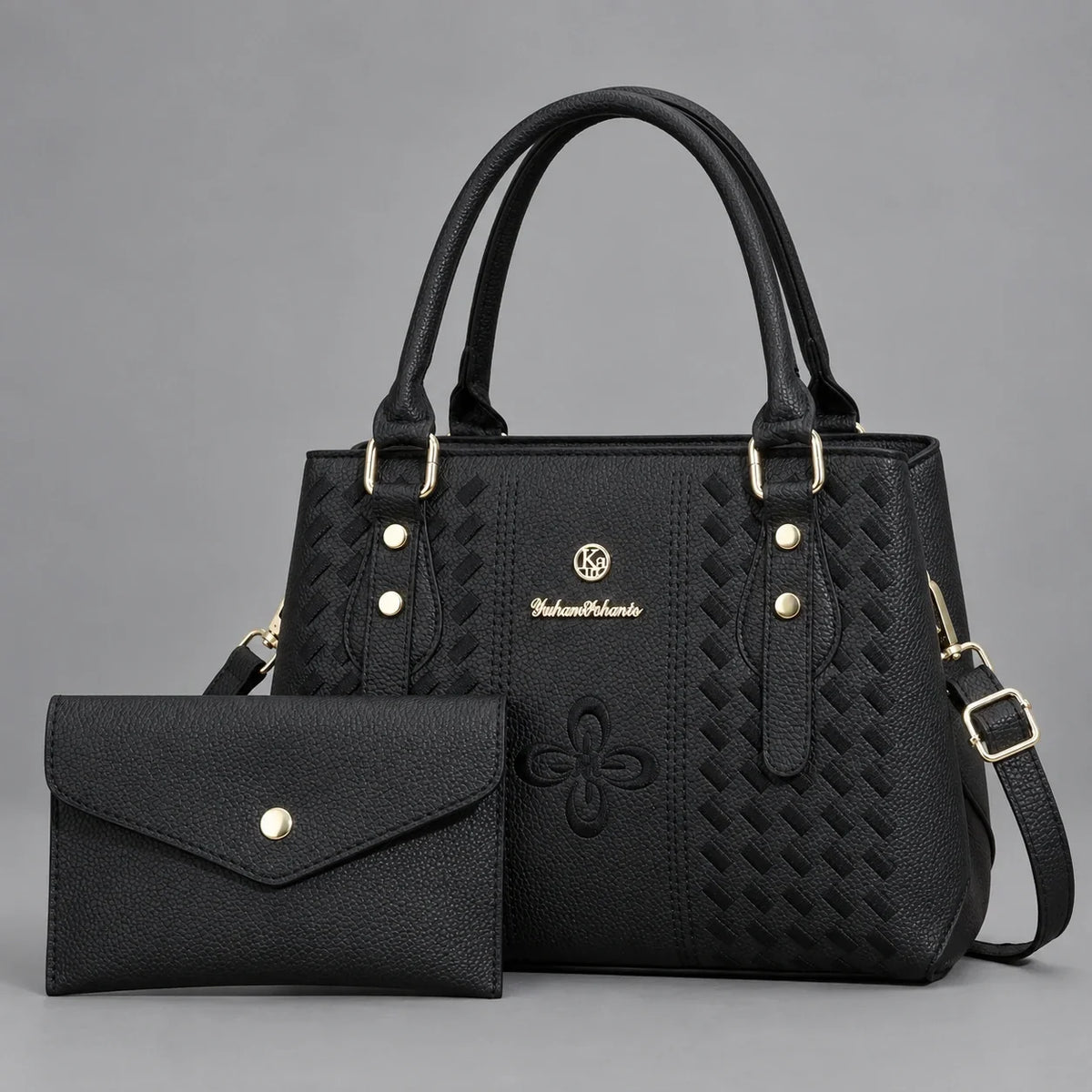 Kenze | 2-teiliges Damen-Handtaschen-Set – Shopper & Geldbörse