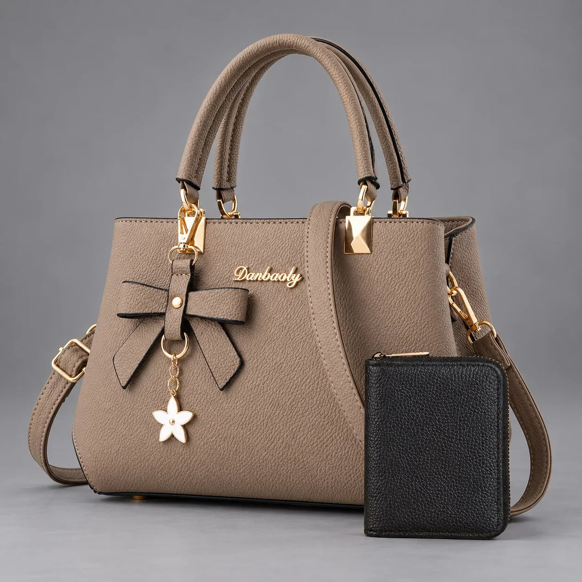 Caline | 2-teiliges Damen-Handtaschen-Set – Shopper & Geldbörse
