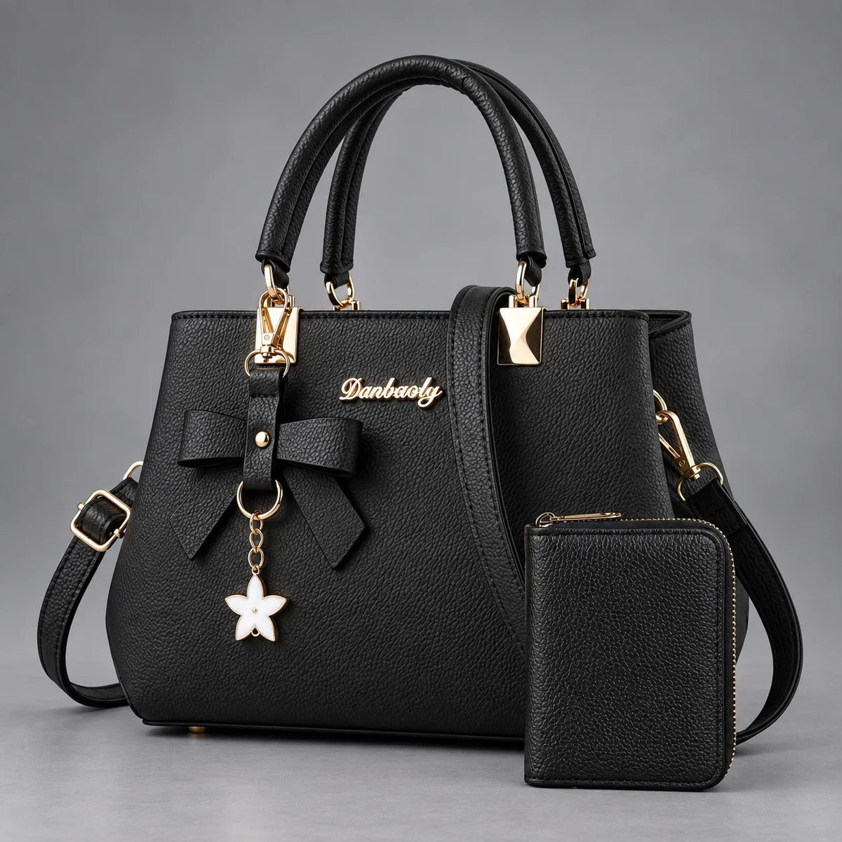 Caline | 2-teiliges Damen-Handtaschen-Set – Shopper & Geldbörse
