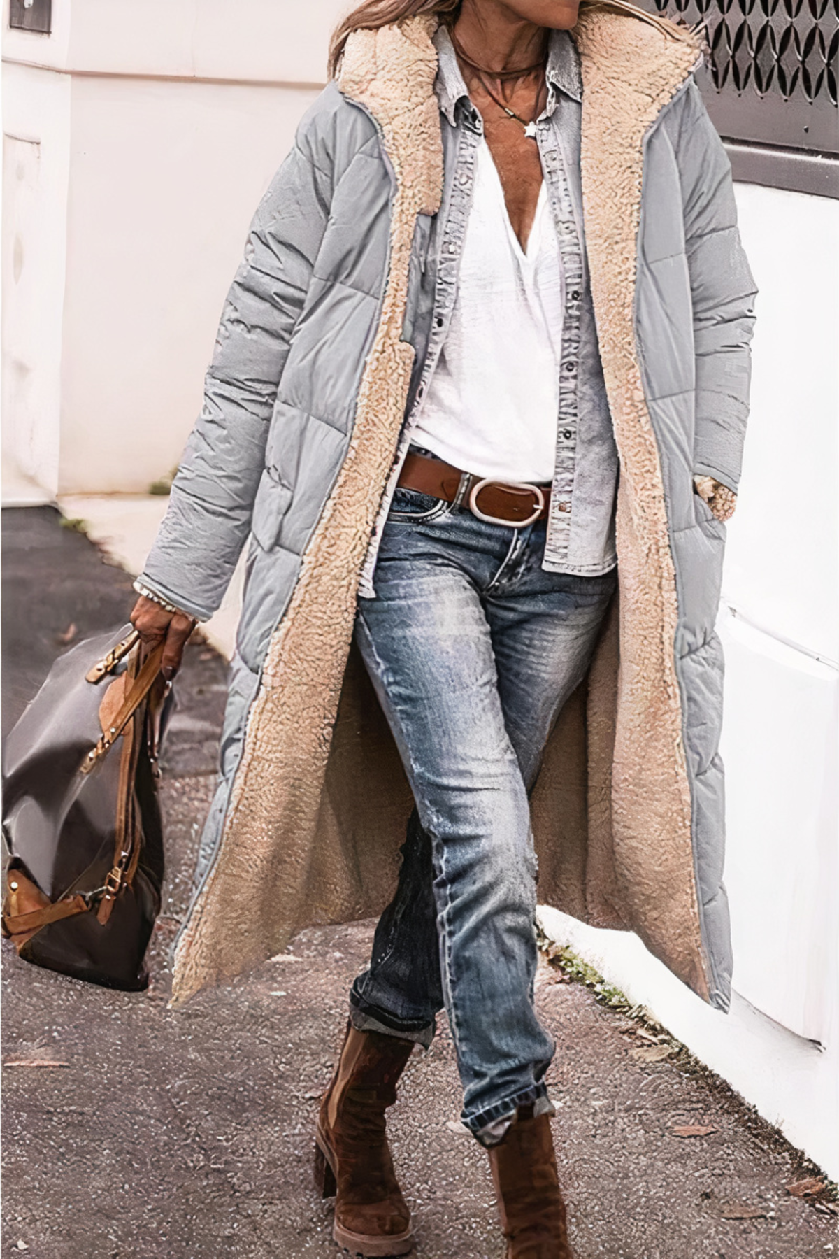 Langer Winterparka für Damen von Isla