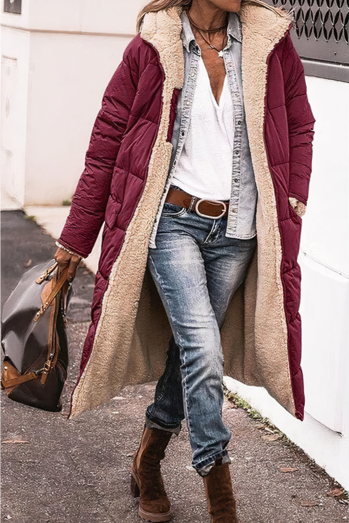 Langer Winterparka für Damen von Isla