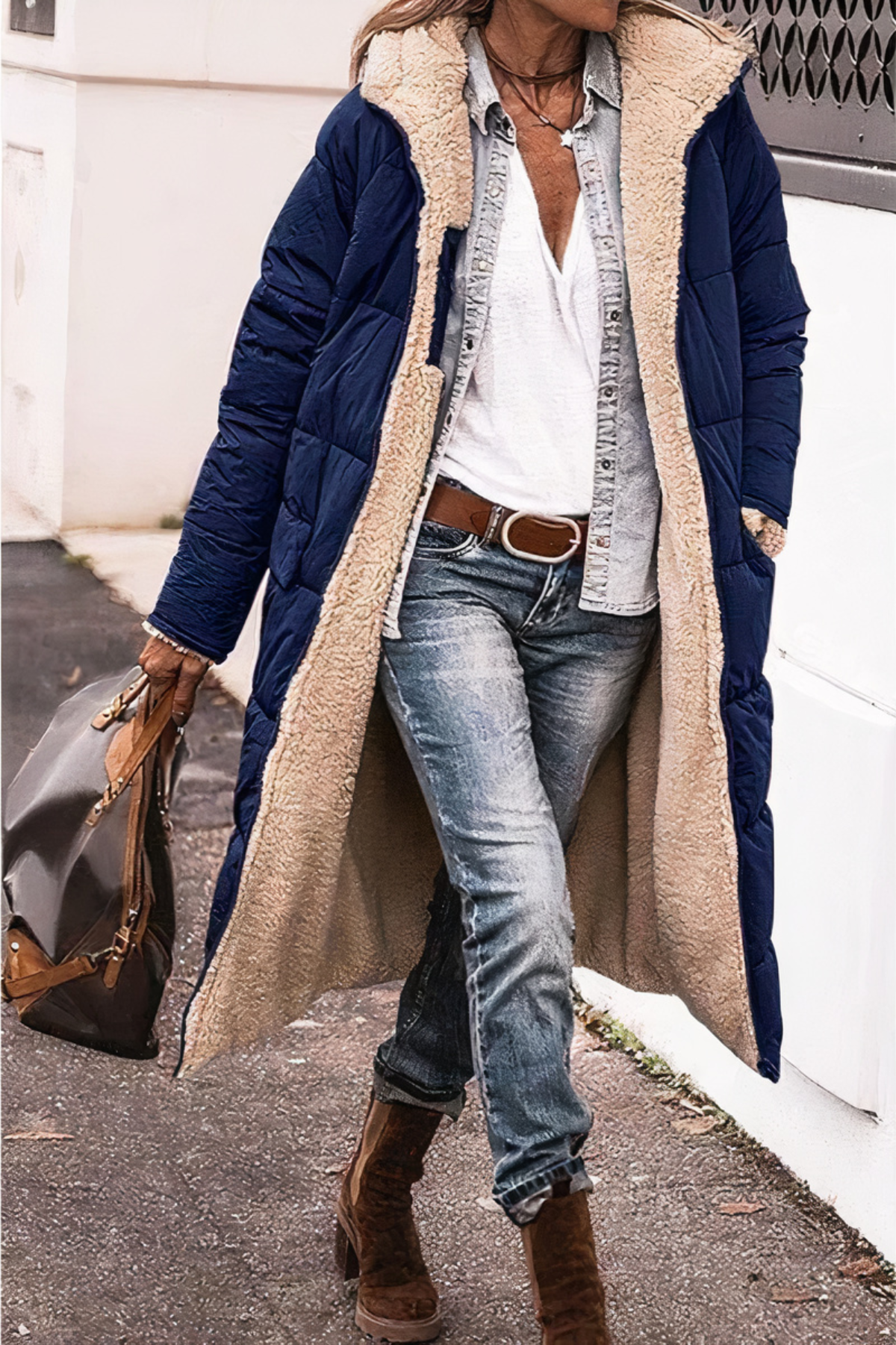Langer Winterparka für Damen von Isla