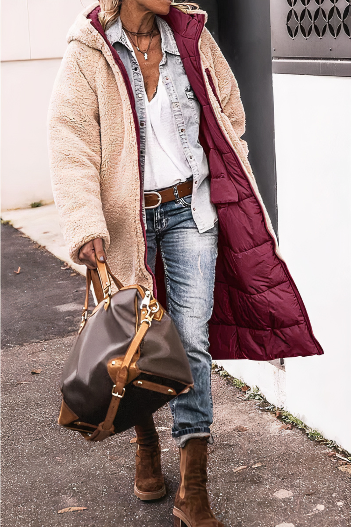 Langer Winterparka für Damen von Isla