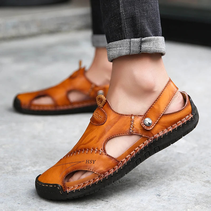 Orthopädische Ledersandalen – Jones