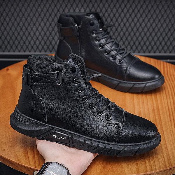 Moderne Echtlederstiefel - Italien