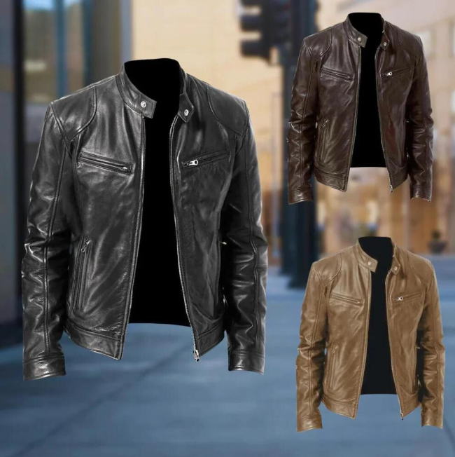 Adrian Herren Premium Lederjacke