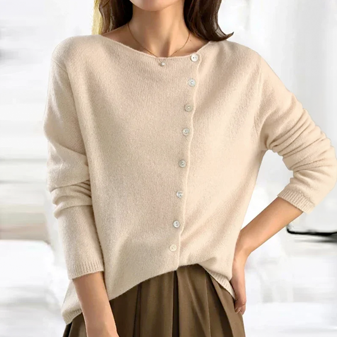 Scarlett Damen Klassische Strickjacke