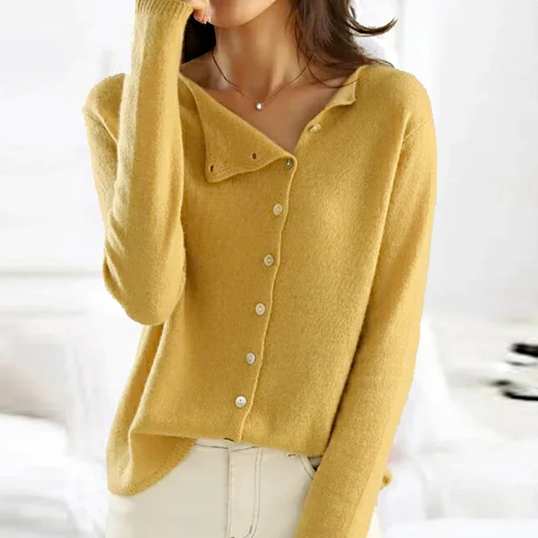 Scarlett Damen Klassische Strickjacke