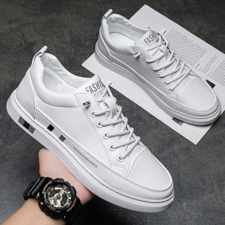Lässige Lederschuhe - Milano