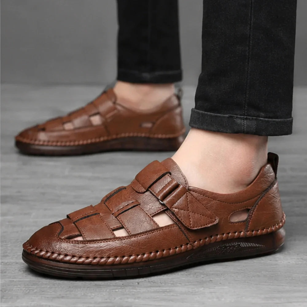 Orthopädische Ledersandalen – Santorin