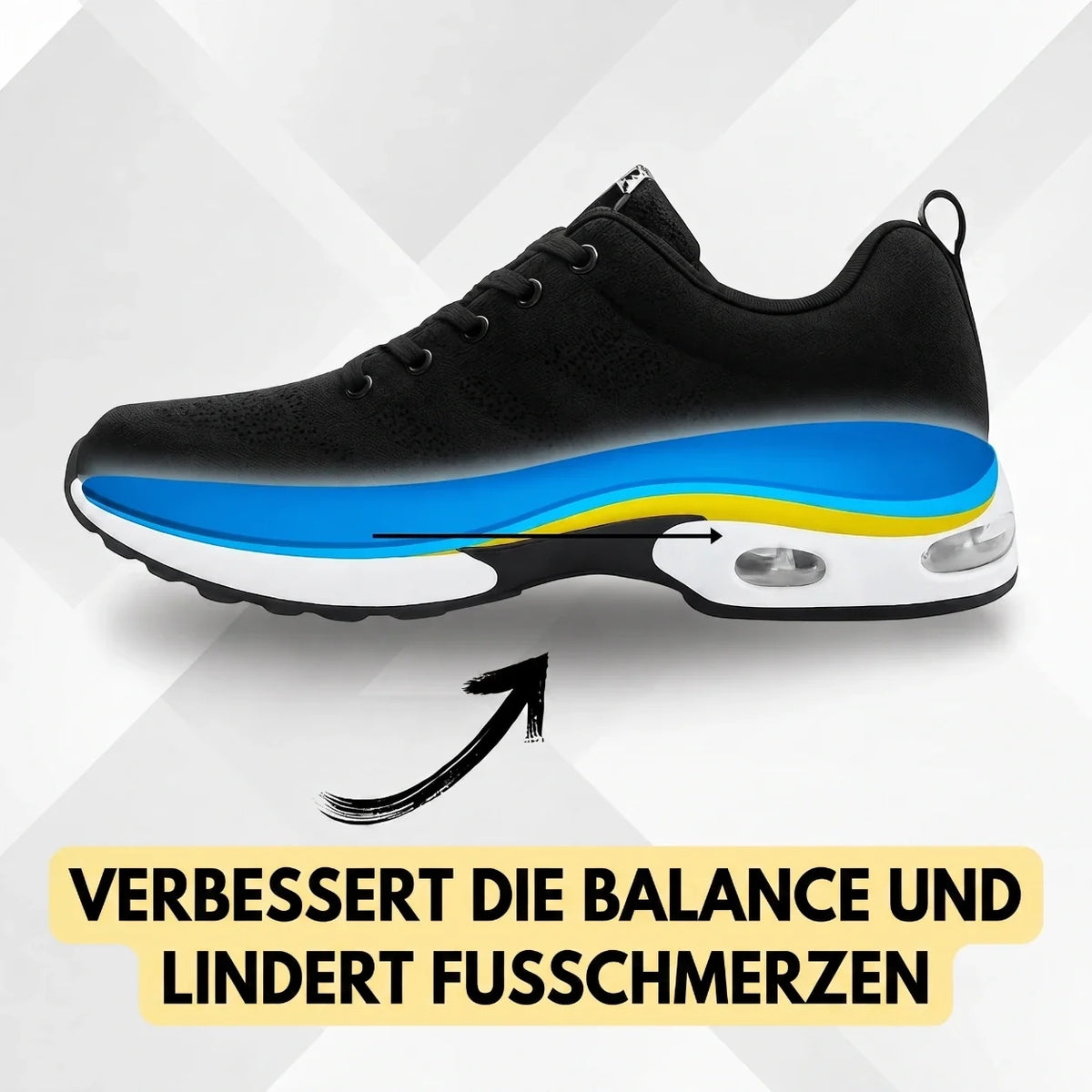 OrthoWalk™ – 12-Stunden-Arbeitsschuhe zur Linderung von Fuß-, Knie- & Rückenschmerzen