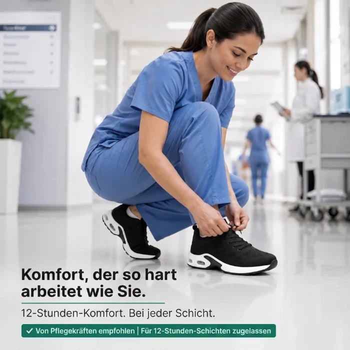 OrthoWalk™ – 12-Stunden-Arbeitsschuhe zur Linderung von Fuß-, Knie- & Rückenschmerzen