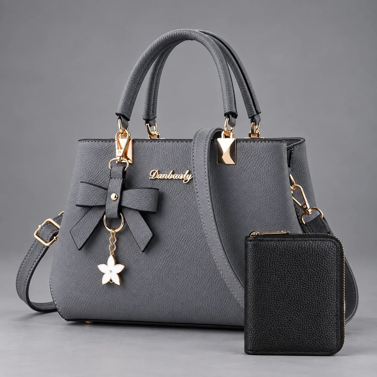 Caline | 2-teiliges Damen-Handtaschen-Set – Shopper & Geldbörse
