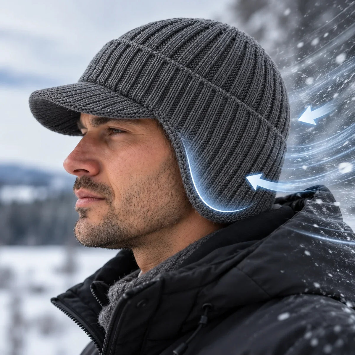 Alven™ – Strick-Wintermütze